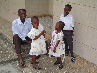 Brother Baddoo with His Children
